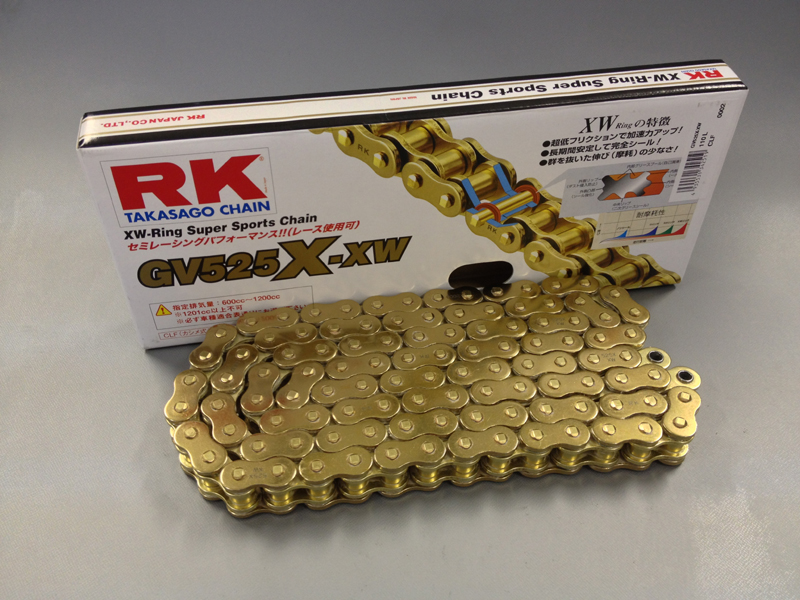 RK GV525-XW 120L ゴールドシールチェーン | RK | チェーン