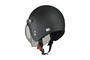 LEAD（リード工業） MOUSSE（ムース） バブルシールド付きジェットヘルメット マットハーフブラック