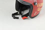LEAD（リード工業） MOUSSE（ムース） バブルシールド付きジェットヘルメット チェックブラック (57-60cm未満)