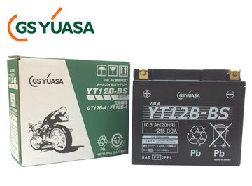 GSYUASA　YT12B-BS　VRLA（制御弁式）バイク用バッテリー