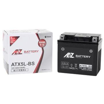 AZバイク用MFバッテリー　ATX5L-BS