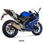 AKRAPOVIC　YZF-R125/R15/MT-125　レーシングライン チタン JMCA　S-Y125R8-HZTJPP