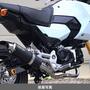 WR'S　HONDA GROM　ショートオーバルフルエキゾースト F-BLACK（ステンレス） LC1180JM