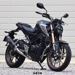 WR'S　HONDA CB125R　SS-OVALフルエキゾーストマフラー（F-BLACK TITAN）　LF1110JM