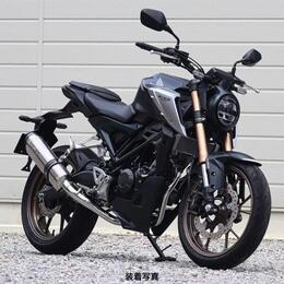 WR'S　HONDA CB125R　SS-OVALフルエキゾーストマフラー（ソリッドチタン）　LK1110JM