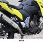 WR'S SUZUKI Vストローム250SX ラウンドタイプ・フルエキゾーストマフラー（ステンレス） LA3260JM