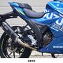 WR'S SUZUKI ジクサーSF250 SS-OVALフルエキゾーストマフラー（F-BLACKチタン） LF3250JM