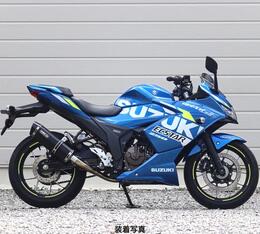 WR'S SUZUKI ジクサーSF250 SS-OVALフルエキゾーストマフラー（F-BLACKチタン） LF3250JM