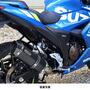 WR'S SUZUKI ジクサーSF250 SS-OVALフルエキゾーストマフラー（F-BLACKチタン） LF3250JM