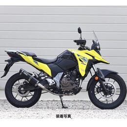 WR'S SUZUKI Vストローム250SX SS-OVALフルエキゾーストマフラー（F-BLACKチタン） LF3260JM