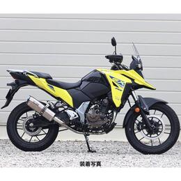 WR'S SUZUKI Vストローム250SX SS-OVALフルエキゾーストマフラー（ソリッドチタン） LK3260JM