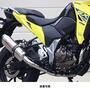 WR'S SUZUKI Vストローム250SX SS-OVALフルエキゾーストマフラー（ソリッドチタン） LK3260JM