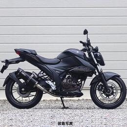 WR'S SUZUKI ジクサー250 SS-OVAL フルエキゾーストマフラー（F-BLACKチタン） LF3255JM