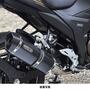 WR'S SUZUKI ジクサー250 SS-OVAL フルエキゾーストマフラー（F-BLACKチタン） LF3255JM