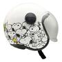 AXS SNOOPY SNJ-117 スヌーピーカーニバル ホワイト シールド付きジェットヘルメット