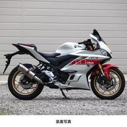 WR'S（ダブルアールズ） YZF-R3/MT-03 SS-OVALスリップオンマフラー（ソリッドチタン） SK2310JM