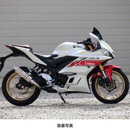 WR'S（ダブルアールズ） YZF-R3/MT-03 S.O.Vショートオーバルスリップオンマフラー（ソリッドチタン） NV2310JM