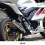 WR'S（ダブルアールズ） YZF-R3/MT-03 S.O.Vショートオーバルスリップオンマフラー（ソリッドチタン） NV2310JM