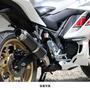 WR'S（ダブルアールズ） YZF-R3/MT-03 ラウンドタイプスリップオンマフラー（カーボン） BC2310JM