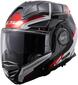 LS2 ADVANT-X F BLACK WHITE RED（アドヴァントエックス エフ ブラックホワイトレッド） JAPAN FIT MODEL システムヘルメット