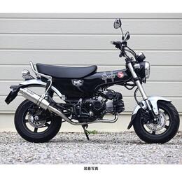 WR'S ダックス125('24-) ショートオーバルフルエキゾーストマフラー（ステンレス） LA1195JM