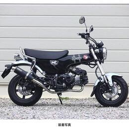 WR'S ダックス125('24-) ショートオーバルフルエキゾーストマフラー（F-BLACK SUS） LF1195JM