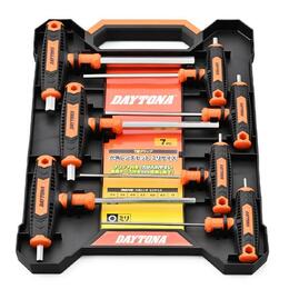 DAYTONA T型グリップ 六角レンチセット 7本 / ミリサイズ 61377