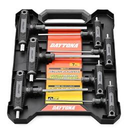 DAYTONA T型グリップ 六角レンチセット 7本 / インチサイズ 61379