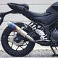 WR'S YZF-R25（’25-）/MT-25（’25-） ラウンドタイプ スリップオンマフラー（焼き色チタン） BK2280JM