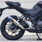 WR'S YZF-R25(’25-)/MT-25(’25-) S.O.Vショートオーバル スリップオンマフラー(焼き色チタン) FV2280JM