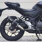 WR'S YZF-R25（’25-）/MT-25（’25-） SS-OVAL スリップオンマフラー（F-BLACKチタン） SF2280JM
