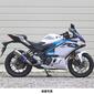 WR'S YZF-R3/MT-03 SS-OVALスリップオンマフラー(焼き色チタン) SB2320JM