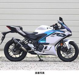WR'S YZF-R3/MT-03 SS-OVALスリップオンマフラー（F-BLACKチタン） SF2320JM