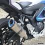 WR'S YZF-R3/MT-03 SS-OVALスリップオンマフラー（ソリッドチタン） SK2320JM