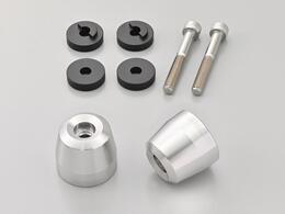 DAYTONA アルミビレットバーエンド 純正ハンドル用 サーフェイス HONDA車 M6タイプ 63926