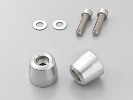 DAYTONA アルミビレットバーエンド 純正ハンドル用 サーフェイス KAWASAKI車 M8タイプ 63823