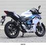 WR'S YZF-R3/MT-03 ラウンドタイプスリップオンマフラー（カーボン） BC2320JM