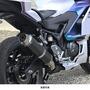 WR'S YZF-R3/MT-03 ラウンドタイプスリップオンマフラー（カーボン） BC2320JM