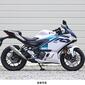 WR'S YZF-R3/MT-03 S.O.Vショートオーバルスリップオンマフラー(ソリッドチタン) NV2320JM