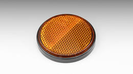 KIJIMA（キジマ） サイドリフレクター 汎用 丸型 アンバー 両面テープ固定タイプ 305-2158