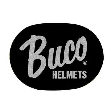 BUCO（ブコ） インナーヘッドパッド ロゴ ブラック/シルバー  01079IHL